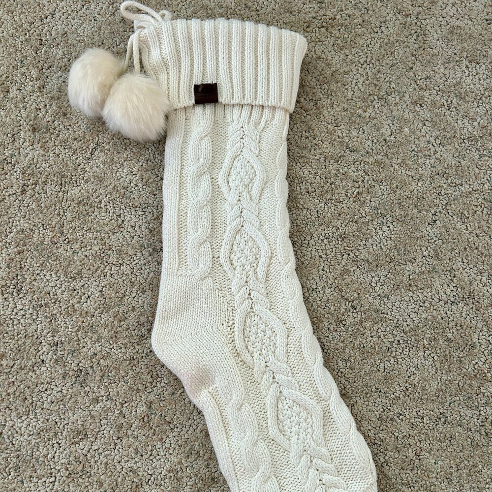 UGG Stocking - Like New Cable Knit